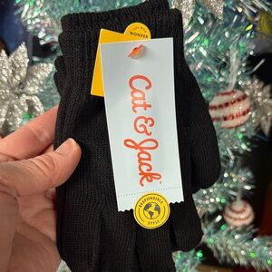 Cat & Jack Black Winter Gloves